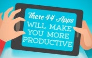 44 Apps That Turn Your Smartphone Into a Productivity Powerhouse (Infographic)