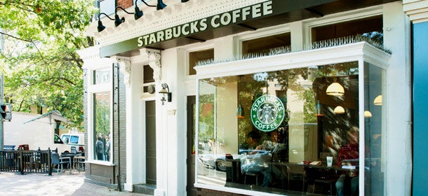 Creating connections through coffee: A Washington, D.C., Starbucks.