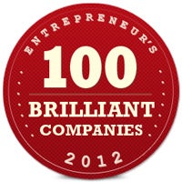 Entrepreneur's 100 Brilliant Companies 2012