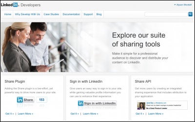 You're active on LinkedIn, but no one would know it from your website