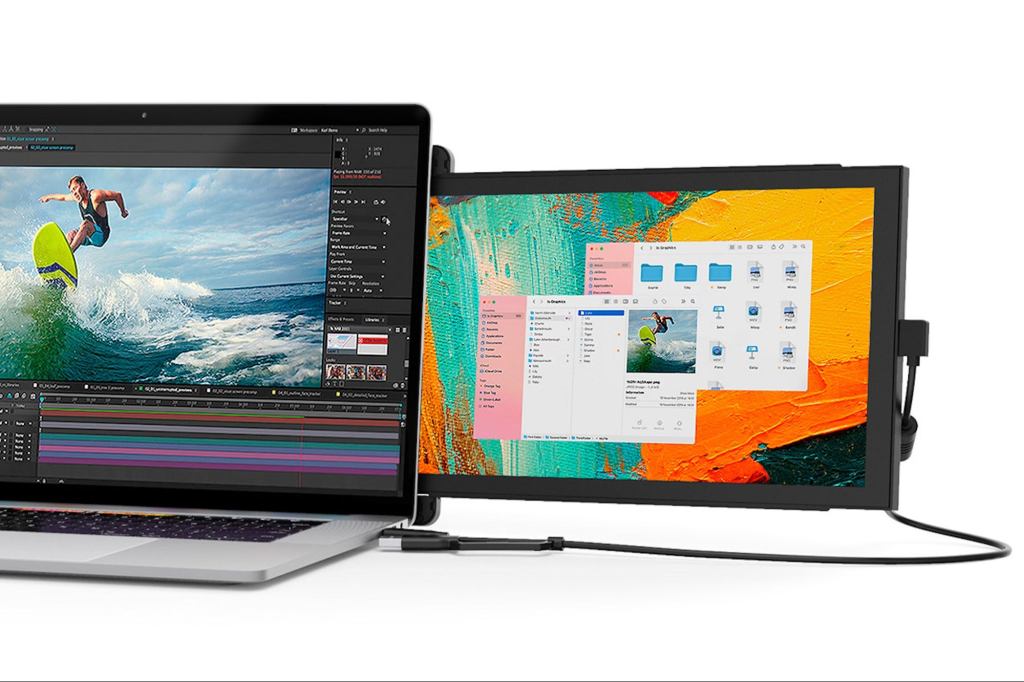 Work Seamlessly From Anywhere with This Portable Dual Monitor