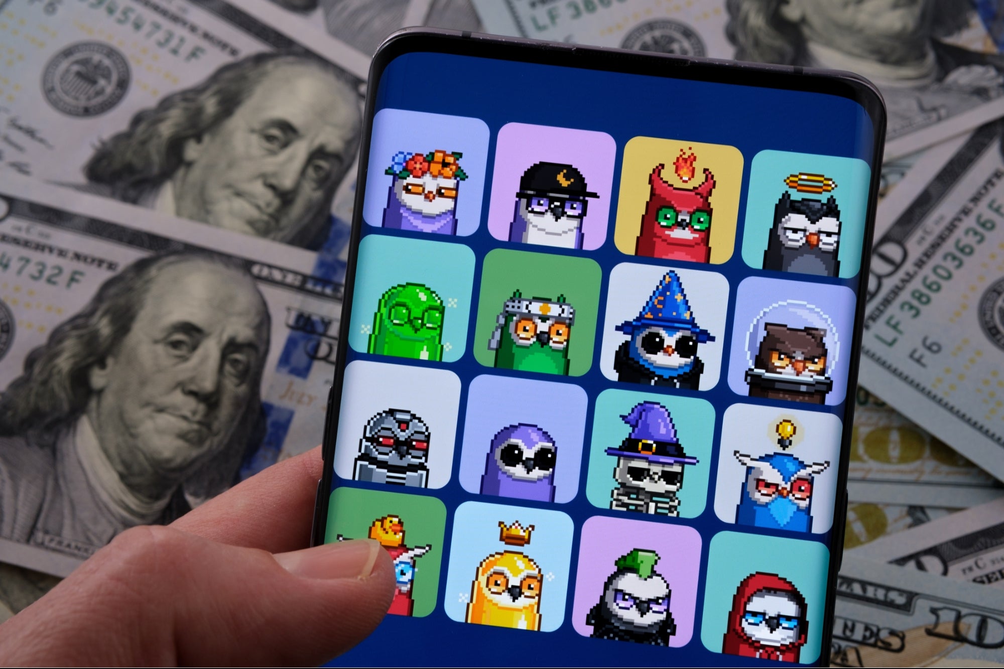 An NFT from the Moonbirds collection is sold for more than $1 million