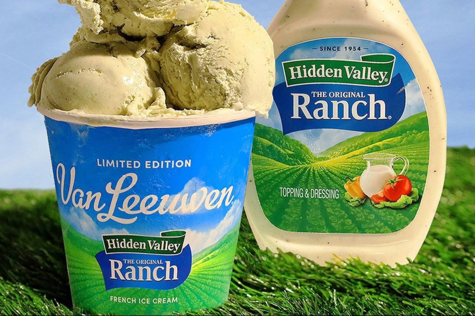ranch dressing ice cream walmart Van Leeuwen And Hidden Valley Are Bringing Ranch Ice Cream To Walmart