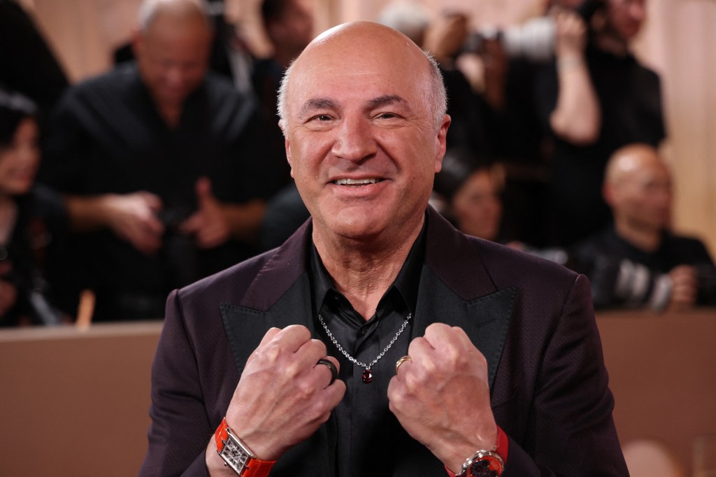 Canadian businessman and TV personality Kevin O'Leary attends the 83rd annual Golden Globe Awards at the Beverly Hilton hotel in Beverly Hills, California, on January 11, 2026. (Photo by Michael Tran / AFP)