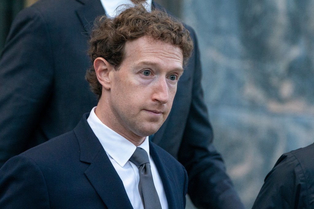 Mark Zuckerberg, chief executive officer of Meta Platforms Inc., exits Los Angeles Superior Court in Los Angeles, California, US, on Wednesday, Feb. 18, 2026. Zuckerberg&nbsp;testified that it&rsquo;s &ldquo;very difficult&rdquo; to enforce Instagram&rsquo;s age limits and downplayed how much teen users do for the company&rsquo;s business during a landmark trial over social media addiction. Photographer: Kyle Grillot/Bloomberg