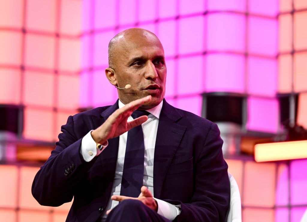 Doha , Qatar - 2 February 2026; Qasar Younis, Co-founder & CEO, Applied Intuition, on Machine Summit stage during day one of Web Summit Qatar 2026 at the Doha Exhibition and Convention Center in Doha, Qatar. (Photo By Paul Devlin/Sportsfile for Web Summit Qatar via Getty Images)