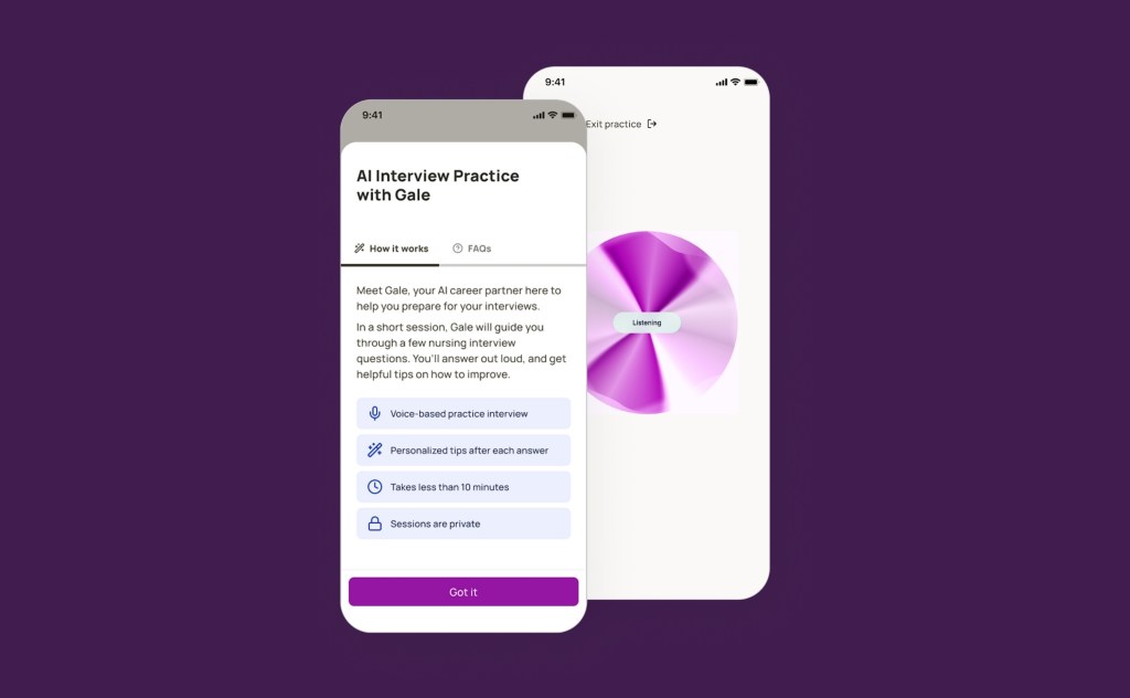 Gale in action. Credit: Incredible Health