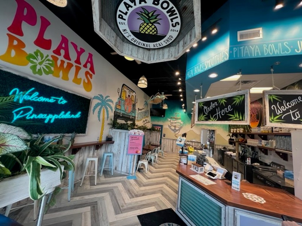 Inside a Playa Bowls location. Credit: Playa Bowls