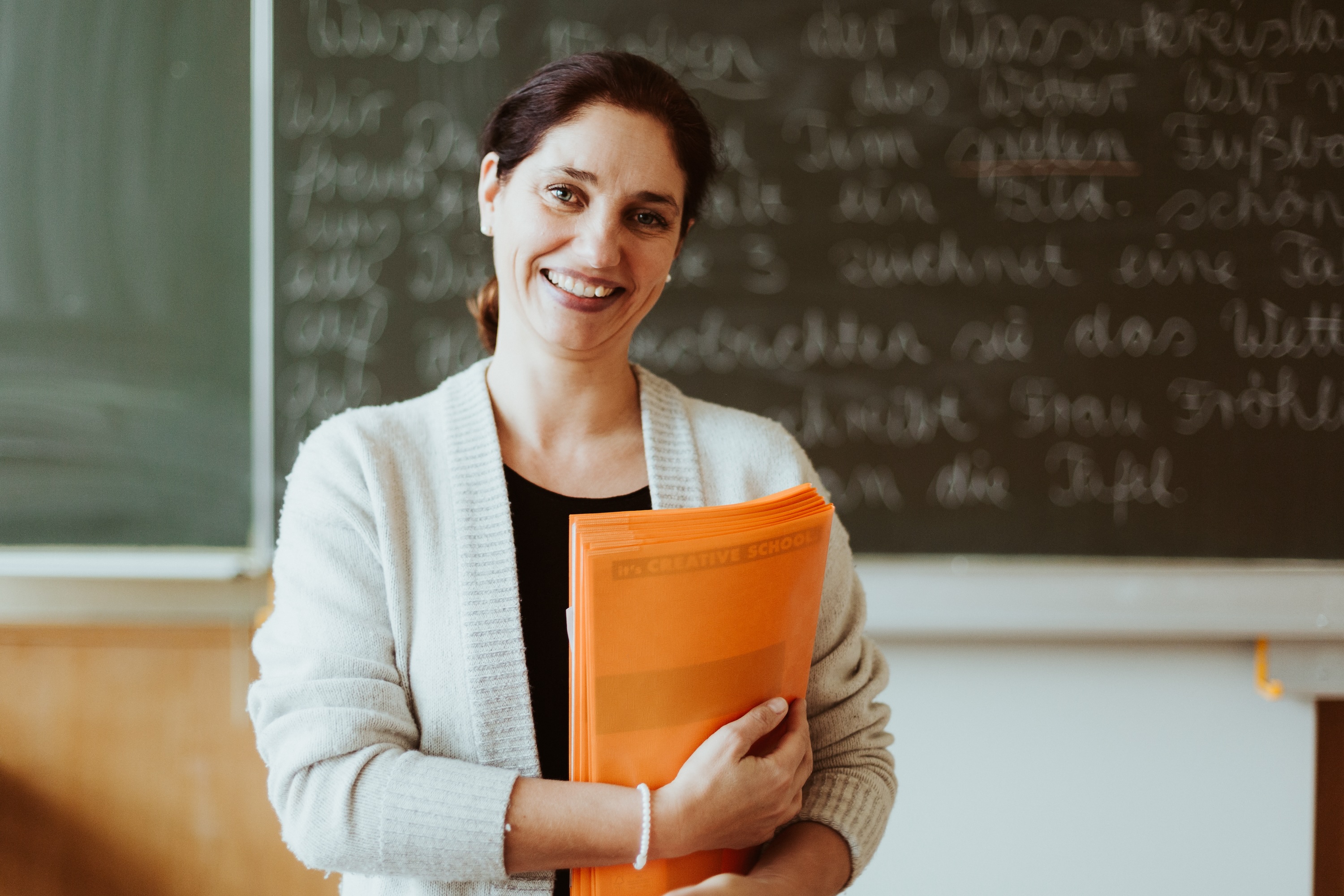 Teachers in a classroom