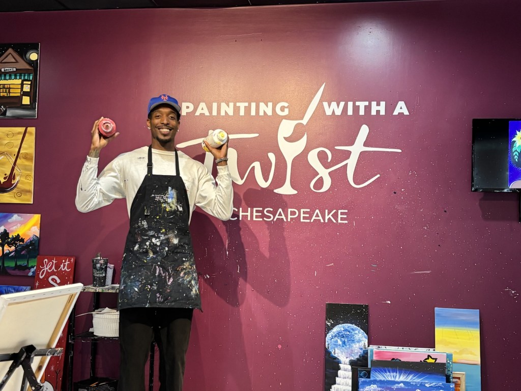  Painting pinch a Twist