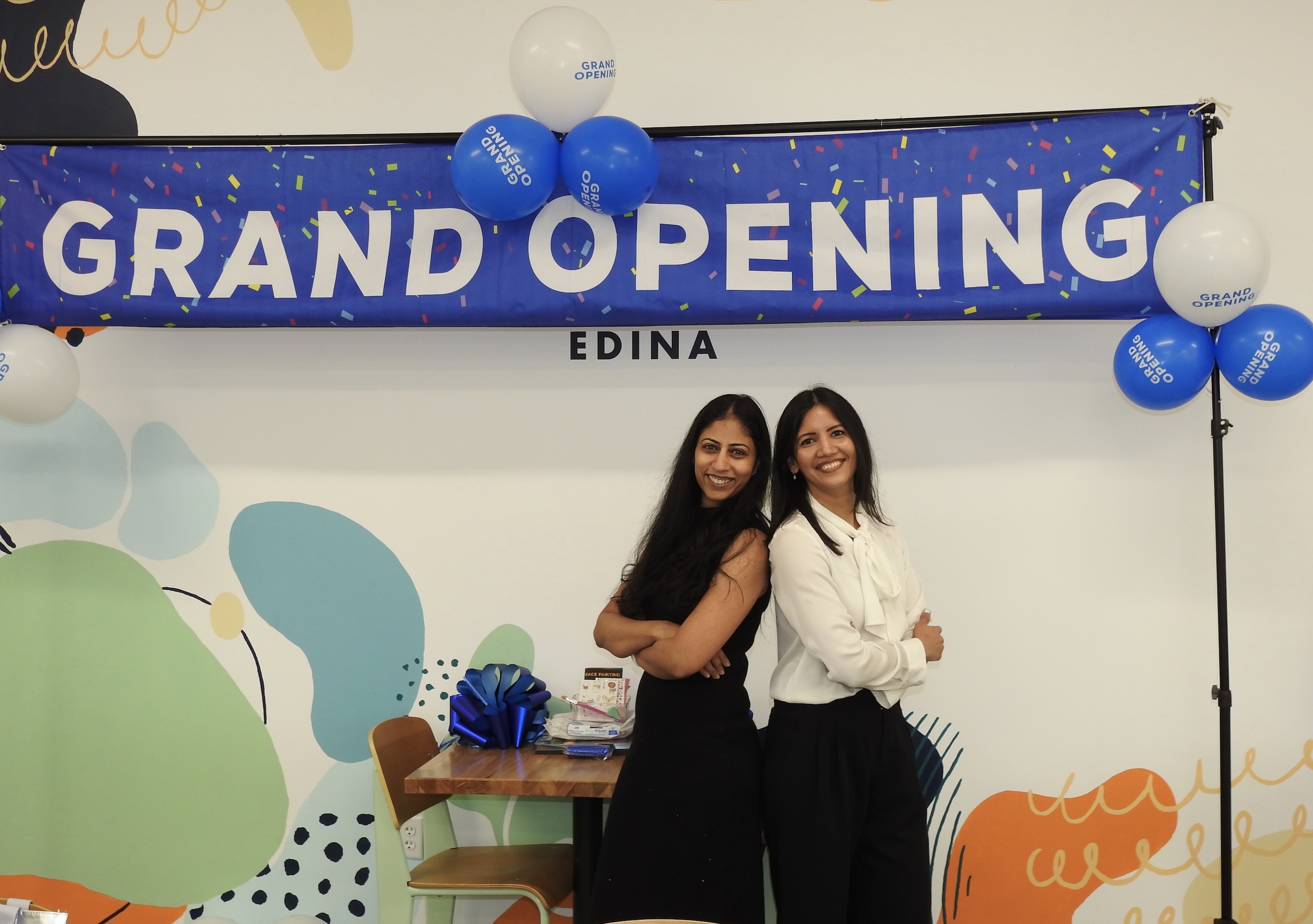 Pooja Choudhary (left) and Antima Jain (right). Credit: Color Me Mine Edina, MN